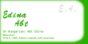 edina abt business card